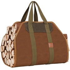 1MORE Firewood Carrier - Wood for Firewood,Log 40" x 19", Rust