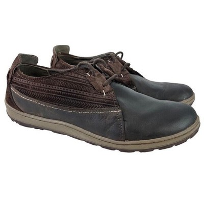 Merrell Ashland Coffee Bean Womens Leather Lace Up Shoes Flats Sneakers sz 8.5