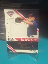 2020 USA Stars & Stripes #USJ-BL MARK BLACK 17U  Silhouettes PATCH AUTO /44 