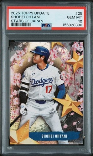 Shohei Ohtani #SOJ-25 2025 Topps Update Stars of Japan card