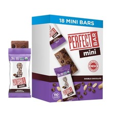 Perfect Bar Mini Protein Bars, Double Chocolate, Gluten Free, Made with Organ...