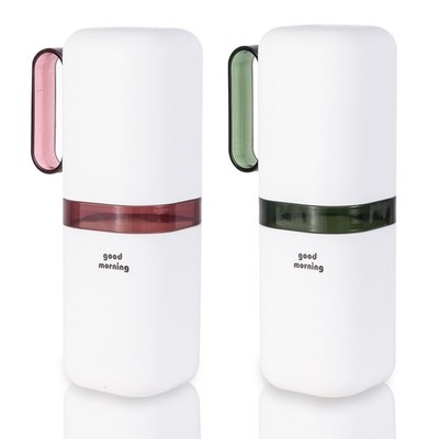 Travel Toothbrush Holder,Toothbrush Holder and Rinse Cup with Handle Toothbru...