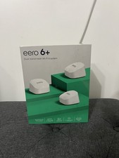 Eero 6 Plus Dual-band Mesh Wi-Fi Router R010311 3 Pack Sealed
