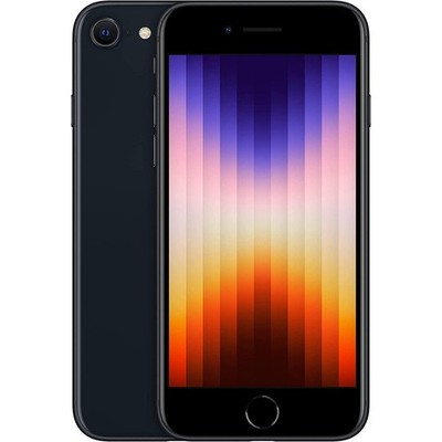 Apple iPhone SE 2022 64GB Mitternacht iOS Smartphone 4,7 Zoll