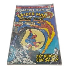 Marvel Team-Up #39 Spider-Man and Human Torch 1975 Vintage Marvel Comic Book