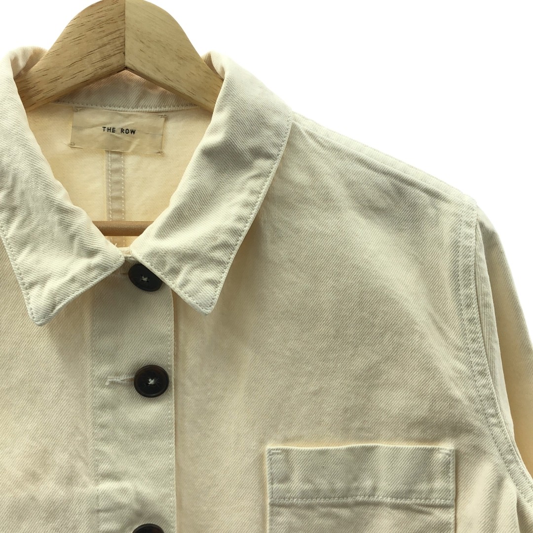 FILA THE ROW KURT JACKET Cart Tuta Denim Bianca S Donna Usata KLDR 0