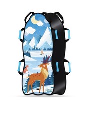 Sunlite Sports 36" Captain Ice Racer Foldable Snow Sled, Ultra Portable,