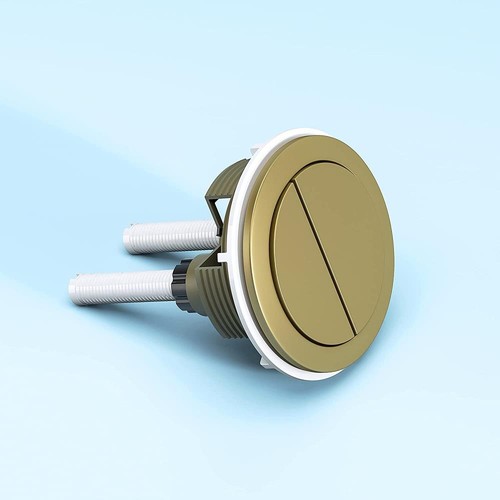 48 mm WC Spültaste Gold DUAL Spülung für HOROW Ersatz WC Taste @ - Bild 9 von 9