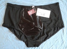 🐞  Sheego Damen Slip Unterwäsche - Schwarz - Gr. 48 - NEU  🐞