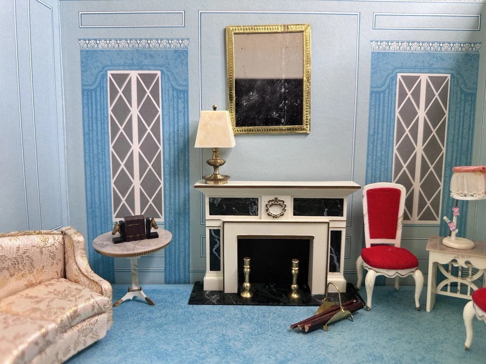 Ideal Petite Princess Fantasy Room & Furniture Lot 8 Pcs Vintage 1960s VGUC - Image 4 of 4