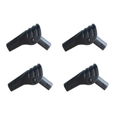 4Pcs Black Nylon Tent Folding Joint Connector for Tent Rods and Camping Gear