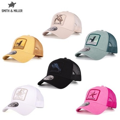 Smith & Miller Miramar Trucker  Unisex Cap, Verstellbar Neu 6 Farben