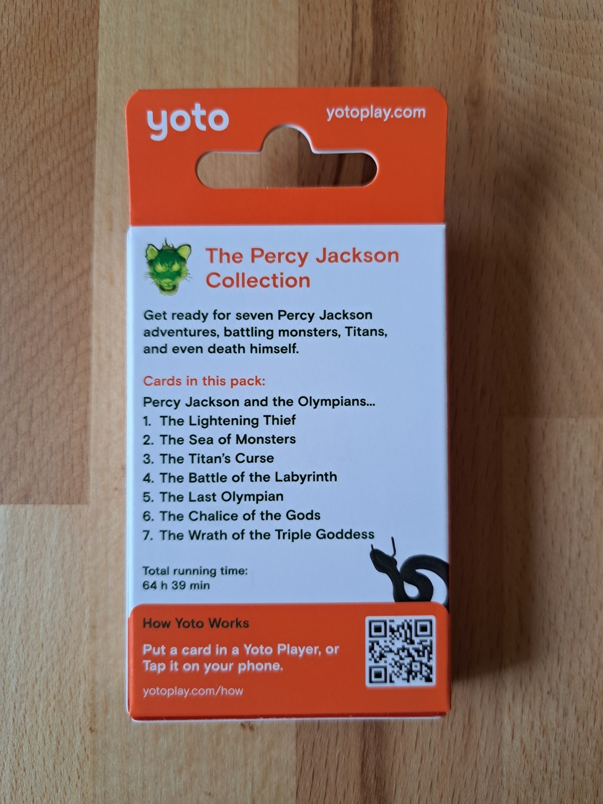 Yoto Card bundle - The Percy Jackson Collection, 7 books Brand new and sealed image 2