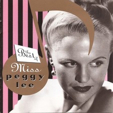 PEGGY LEE - Best of Miss Peggy Lee CD