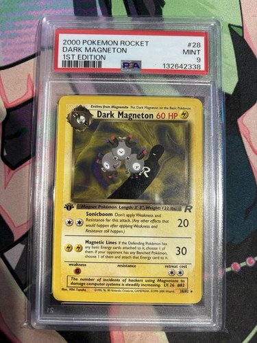 Dark Magneton (1st Edition) graded PSA 9 for sale on eBay