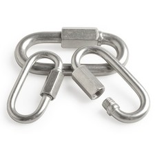 Quick Repair Link Heavy Duty Chain Extend Screw Lock Fastener Carabine Rope Hook