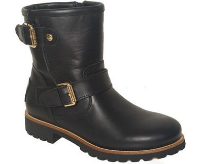 Panama Jack Felina Igloo Trav B3 biker boots napa negro black