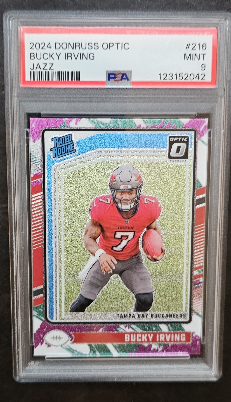 2024 Panini Donruss Optic Rated Rookie Bucky Irving PSA 9 - #216 Jazz Prizm (RC)