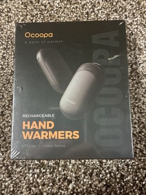 Ocoopa UT3 Lite Rechargeable Hand Warmers 2 Pack Black USB-C Adjustable Heat New