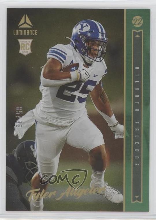 2022 Panini Luminance Rookie Green 85/99 Tyler Allgeier #110 Rookie RC 6f8