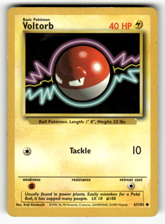 Voltorb 067/102 Common Base Set