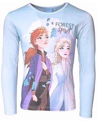 Frozen Langarmshirt Elsa & Anna - Die Eiskönigin Mädchen Shirt Gr. 92 - 128 cm