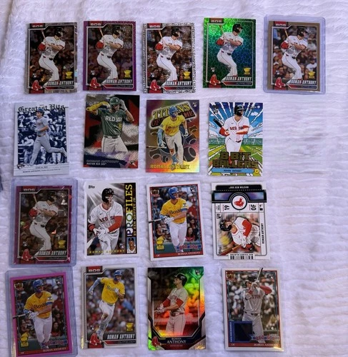 Topps MLB Rookie 17 Card Lot Roman Anthony Boston Red Sox Greatest Hits Titans