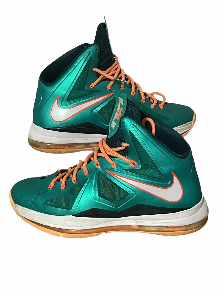 Lebron 10 sales green and orange