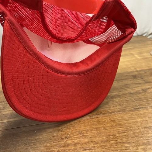Cappello da camionista vintage Snapback anni '90 umorismo vecchio vecchio vecchio Oldie Goodie rete rossa grafica pulita - Foto 7 di 8