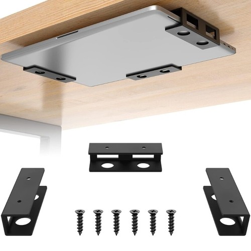 3Pcs Under Desk Laptop Holder Organizers Portable for Tablets and Keyboards - Afbeelding 6 van 12