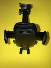 **YRU Heavy Duty Phone Mount For Car Windshield Dashboard Adjustable Clamp**