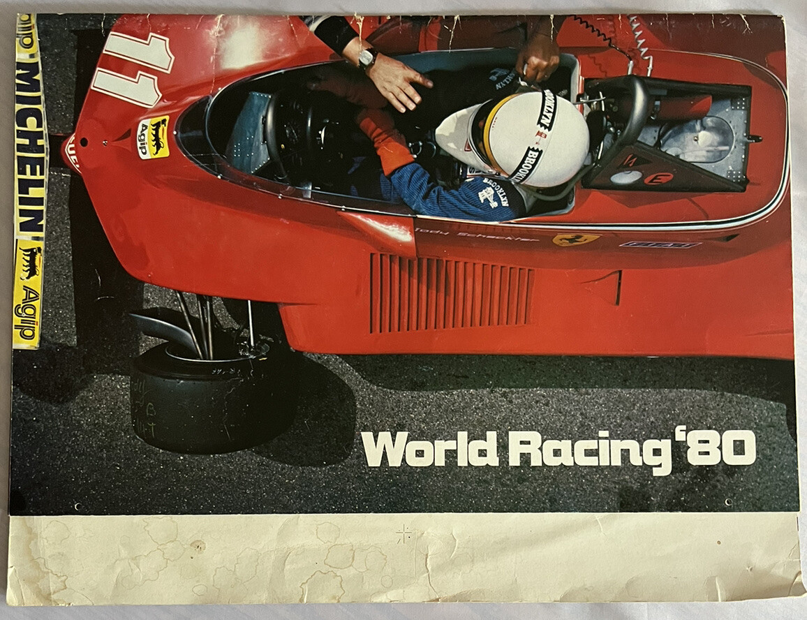 World Racing Grand Prix Indy Racing 1980 Vintage Large Photo Wall ...