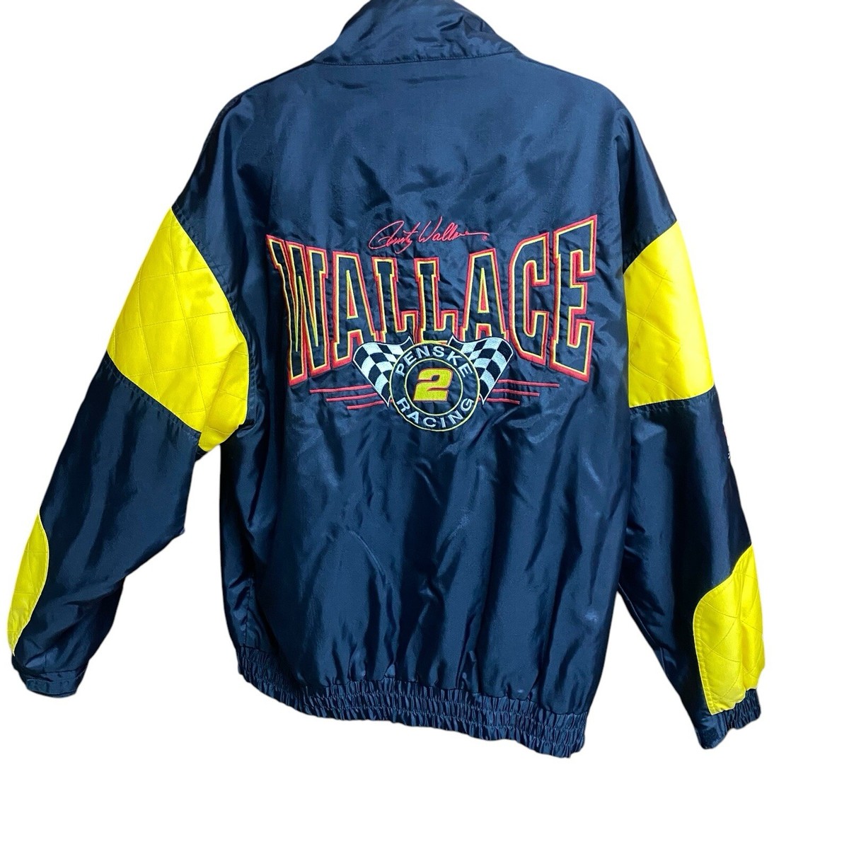 Vintage Rusty Wallace Full Zip Jacket Men L Miller Genuine Draft 