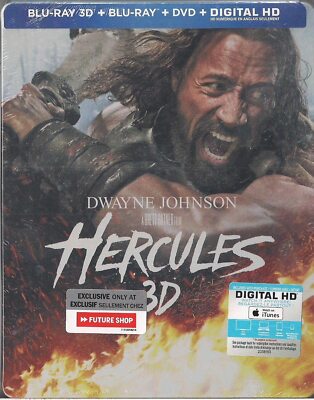 Hercules 3D - Limited Edition Steelbook  [Blu-ray 3D + Blu-ray + DVD + Digital]