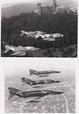 1969 RAF Jet Photos Lot F-4 Phantom II Germany Crown Copyright MOD Official X3