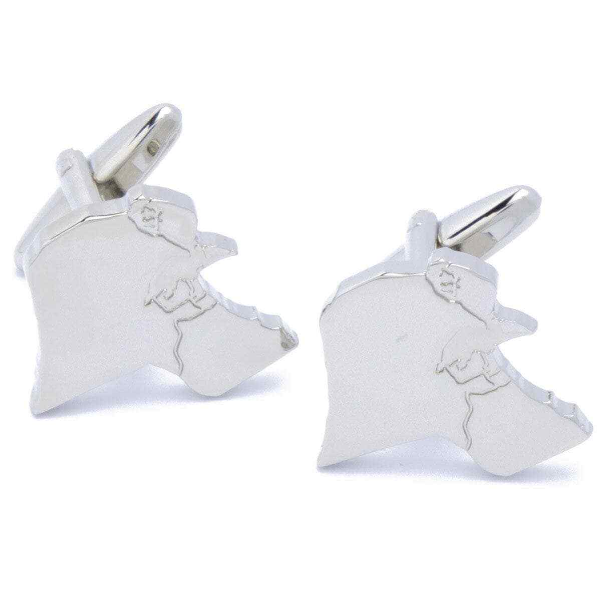 Cufflinks Kuwait Map Outline eBay