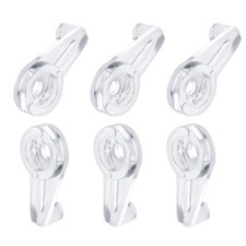 30 Pcs Glass Window Retainer Clips Kit Cabinet Panel Bracket with Screws