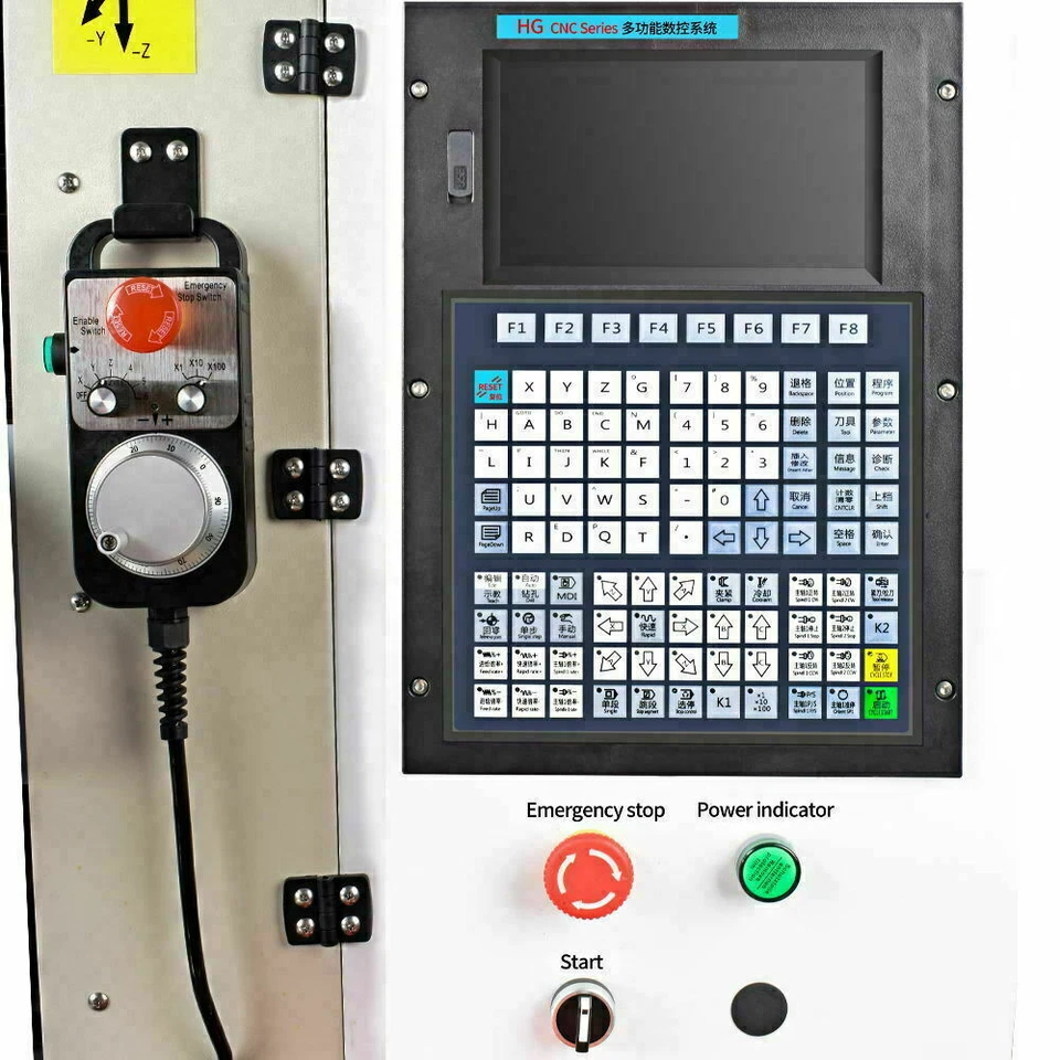 DSP Steel 5axis CNC Router Servo Motor Engraver Milling Cutting Machine 2200W - Image 4 of 4