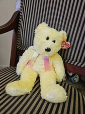 TY Beanie Buddy - SHERBET the Bear Yellow Version New Nwt Vintage