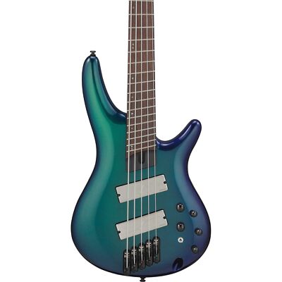Ibanez Bass Workshop SRMS725 Multi-Scale 5-String Bass, Blue