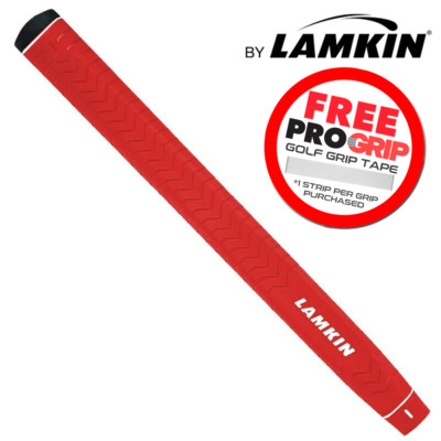 LAMKIN DEEP ETCHED PADDLE PUTTER GRIFF / ROT / MODELL 2026 + GRATIS GRIFFBAND