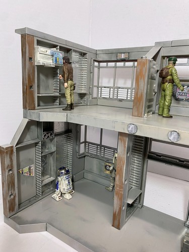 Star Wars Hoth Rebel Outpost Endor Building Jedi Empire Vintage Kenner 1:18 3.75 - Picture 8 of 24