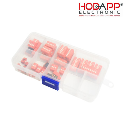Dip Schalter Set Kodierschalter Dil Switch 1,2,3,4,5,6,8 Sortiment