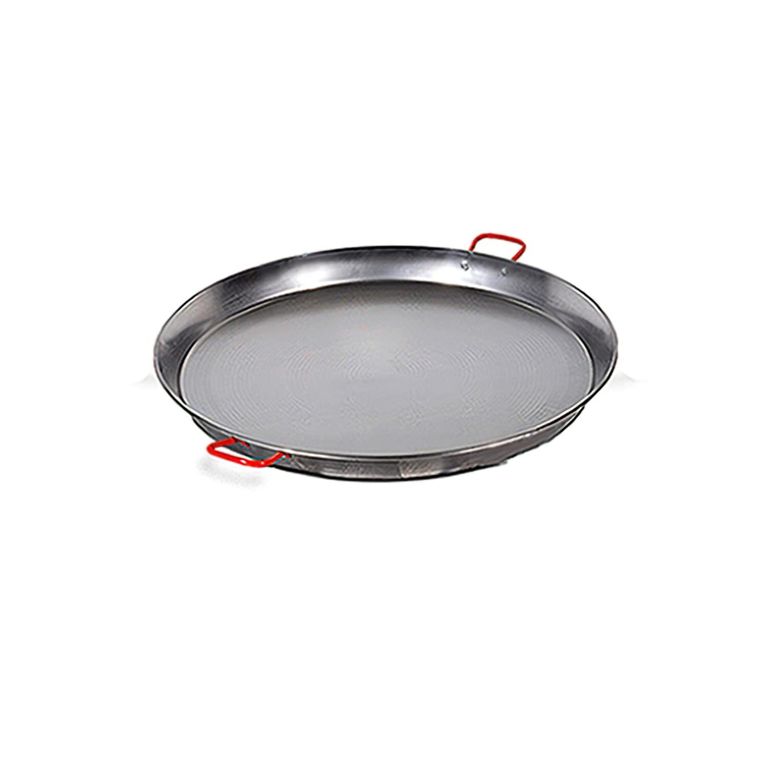 Paelleras El CID 5020063 Paellera Valenciana 32 cm Plata/Rojo