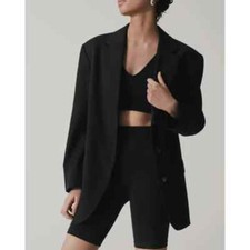 Everlane The 80's Blazer Black Women's Size 2 Nwt