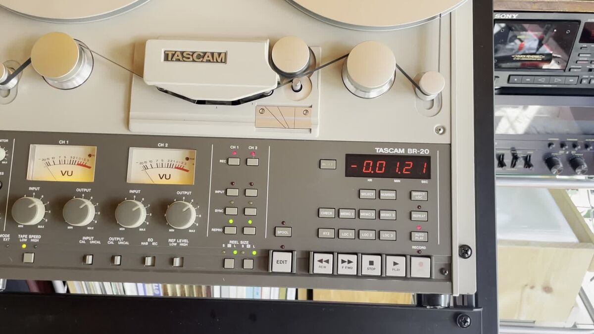 2 track TASCAM BR-20 REEL TO REEL Tape Deck EXCL working 2 track TASCAM BR-20 REEL TO REEL Tape Deck EXCL working