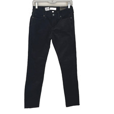 Banana Republic Black Skinny Fit Jeans Womens 25/0 Dark Wash Stretch NWT