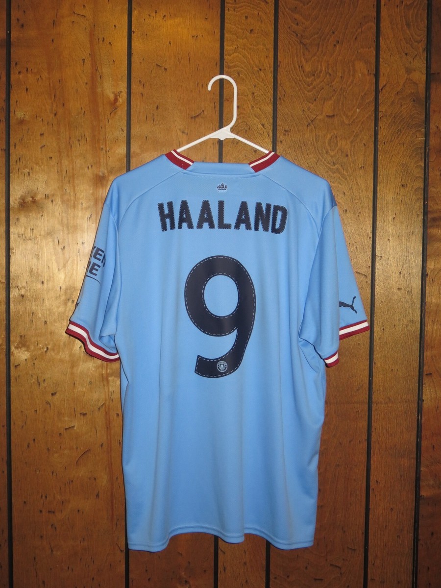 Authentic Puma 2022 2023 Erling Haaland Manchester City UCL