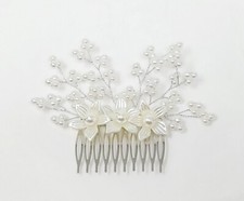 Bridal Hair Comb, Wedding Hairpin, Beaded Hair Accessory