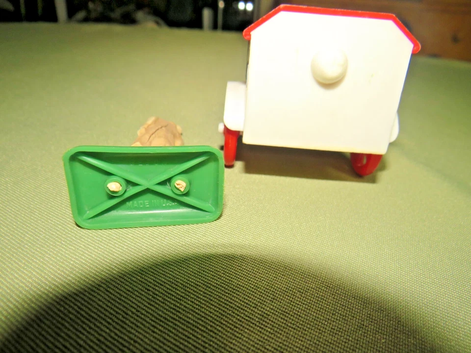 CARRITO VENDEDOR DE HELADOS BICICLETA VINTAGE AÑOS 50 IDEAL TOYS EE. UU. Y JUGUETE SEÑORA DE HORMIGÓN Foto 4 de 4